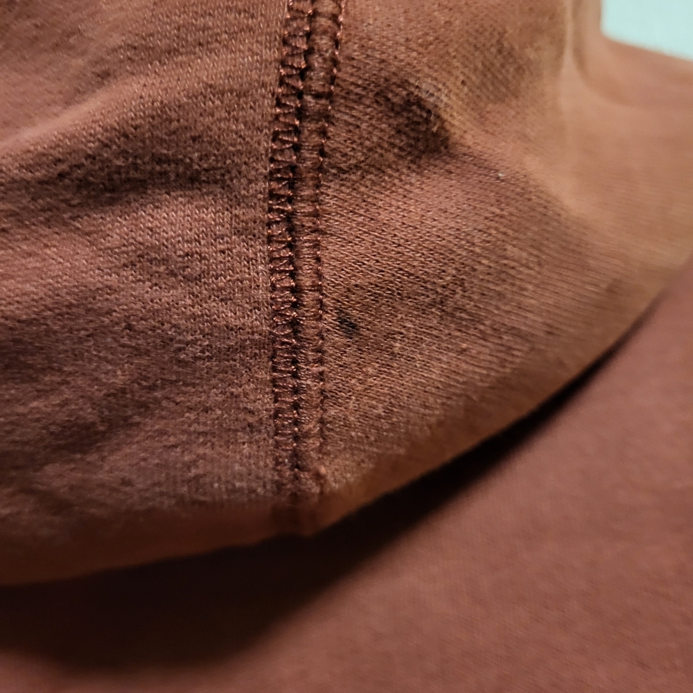 Abercrombie & Fitch Muted Brick Red Full Zip Hoodie Size Small - Picture 10 of 16